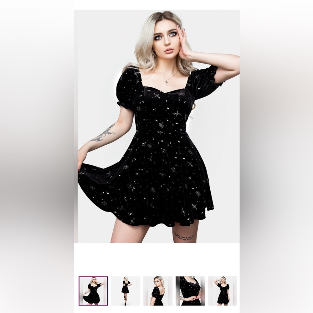 Disturbia Midnight Black Mini Dress